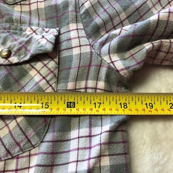 Jachs New York Plaid Flannel Fleece Lined Shacket Small - Picture 6 of 9